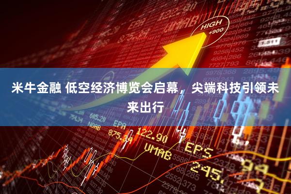 米牛金融 低空经济博览会启幕，尖端科技引领未来出行