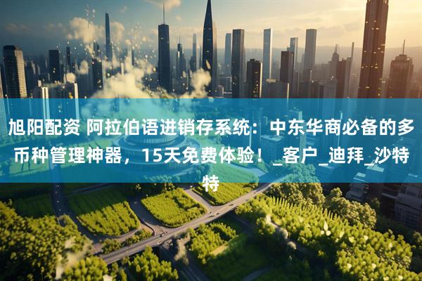 旭阳配资 阿拉伯语进销存系统：中东华商必备的多币种管理神器，15天免费体验！_客户_迪拜_沙特