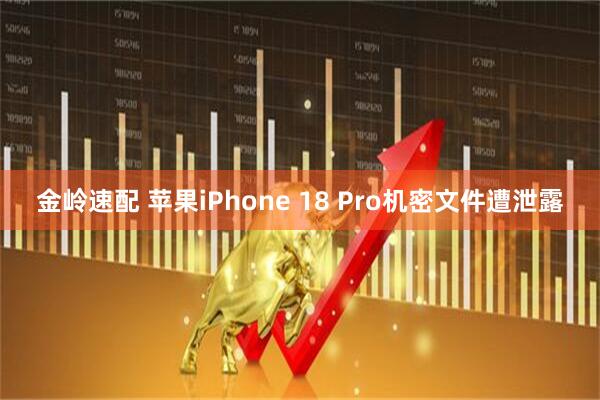 金岭速配 苹果iPhone 18 Pro机密文件遭泄露